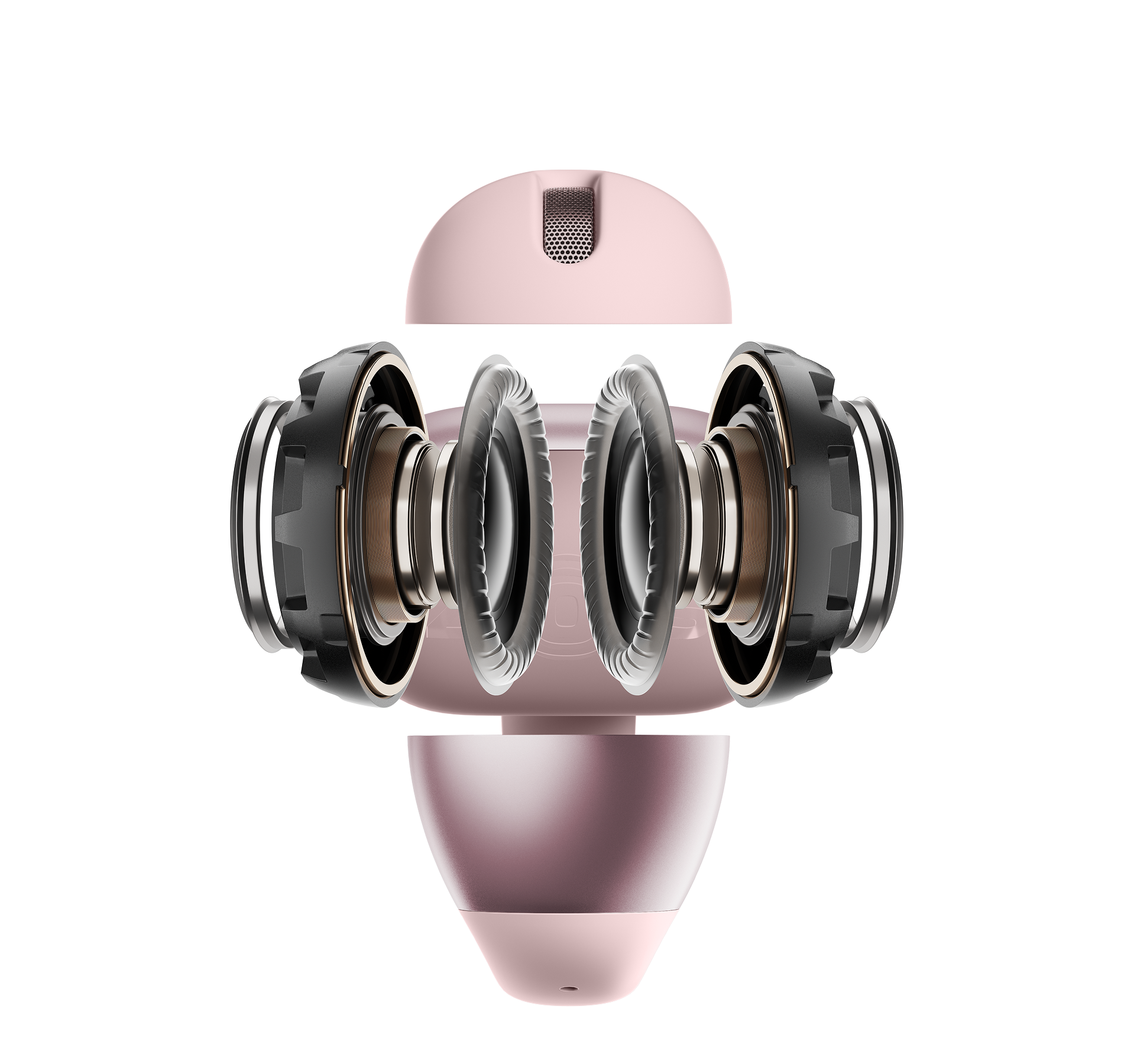 【美品】SHOKZ OpenDots S160 ピンク Shokz OpenDots Open Ear Hook True Wireless Bluetooth Earbuds