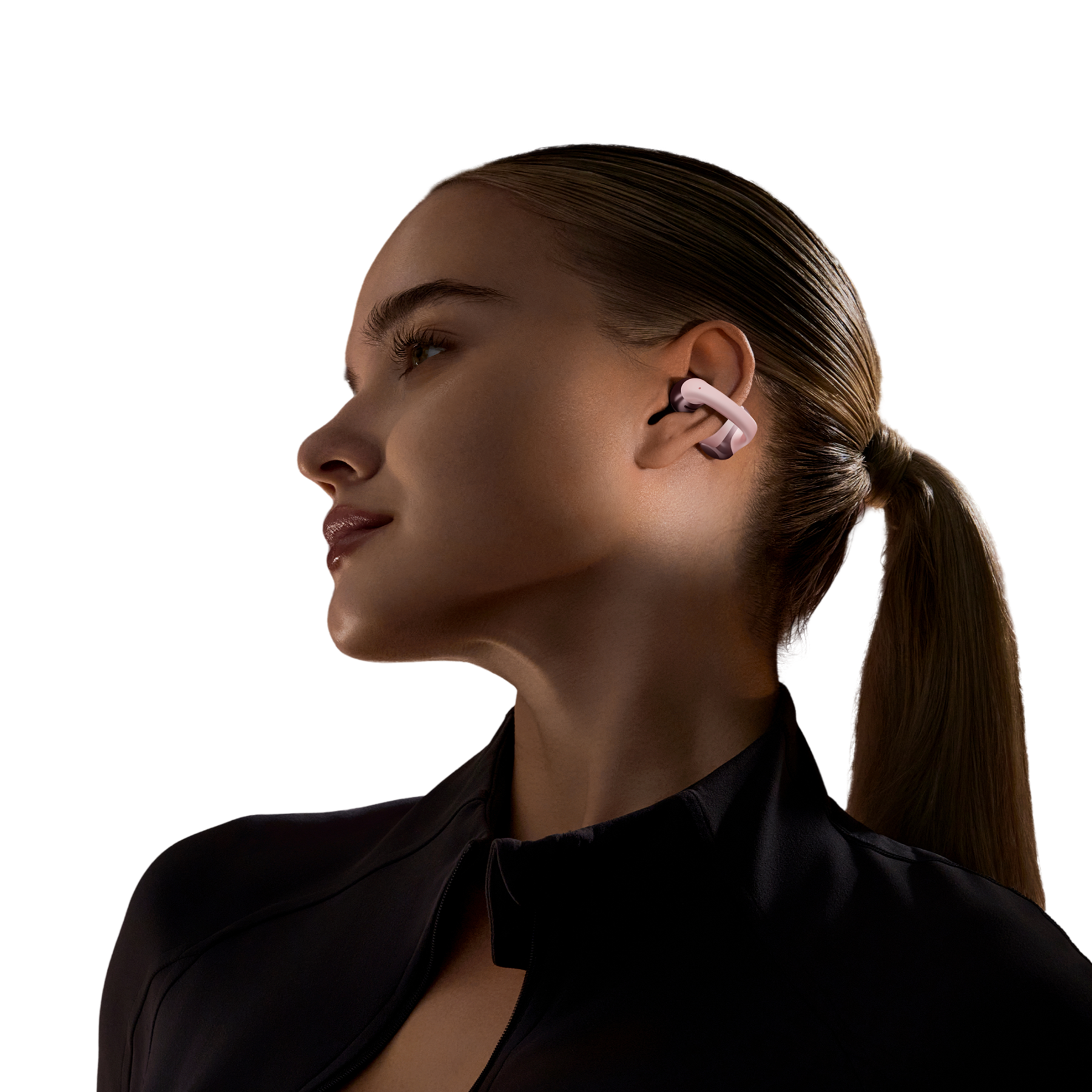 【美品】SHOKZ OpenDots S160 ピンク Shokz OpenDots Open Ear Hook True Wireless Bluetooth Earbuds